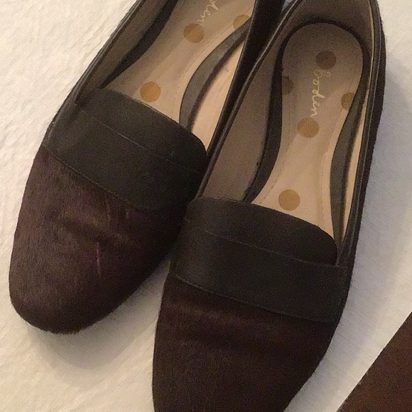 Boden burgundy pony hair flats - Picture 5 of 5